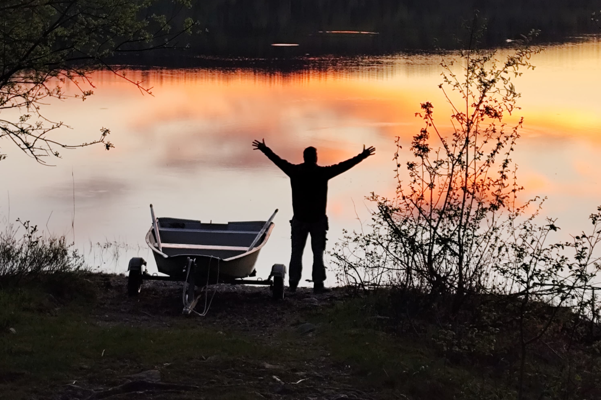 Direkter Zugang zum See Vadjungen