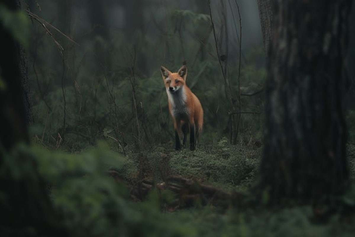 Wildlife observation - Swedish fox